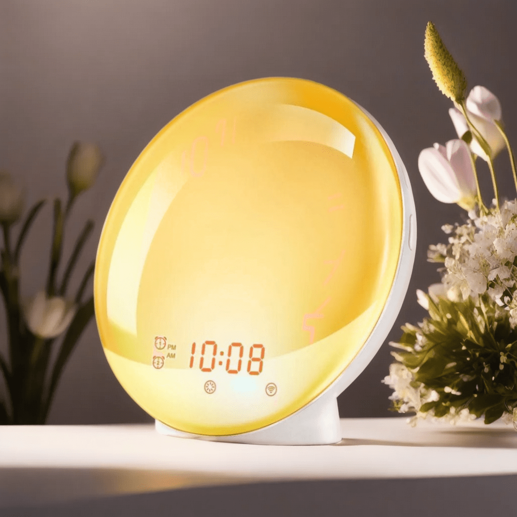 Lampe Reveil Luminothérapie Blanc